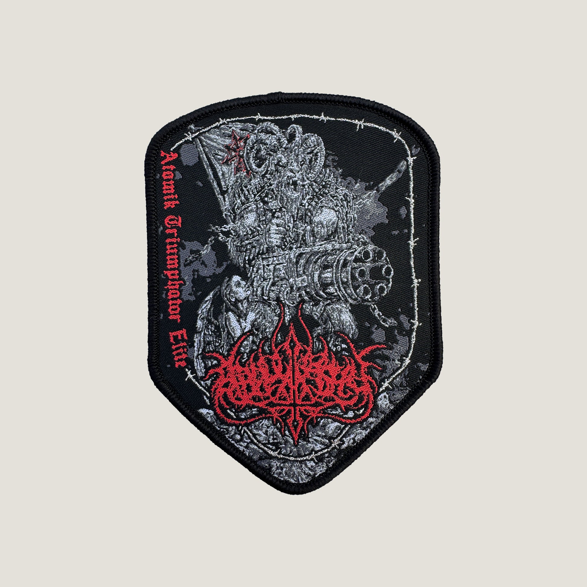 Temporal Dimensions Patches Abvulabashy Atomik Triumphator Elite Black Border Woven Patch