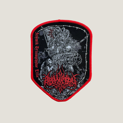 Temporal Dimensions Patches Abvulabashy Atomik Triumphator Elite Red Border Woven Patch