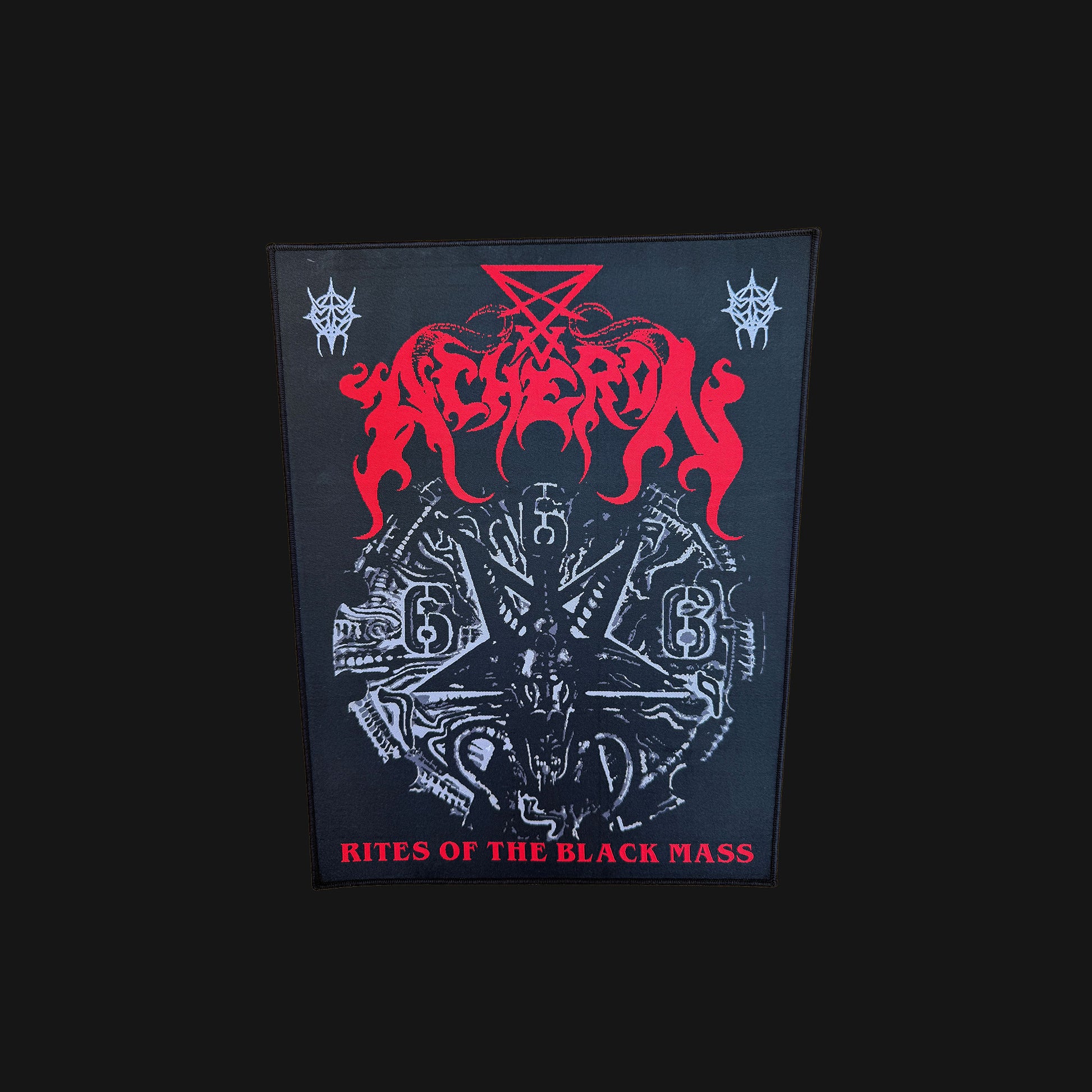 Temporal Dimensions Patches Acheron Rites of the Black Mass Black Border Woven Backpatch
