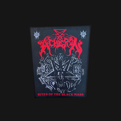 Temporal Dimensions Patches Acheron Rites of the Black Mass Black Border Woven Backpatch