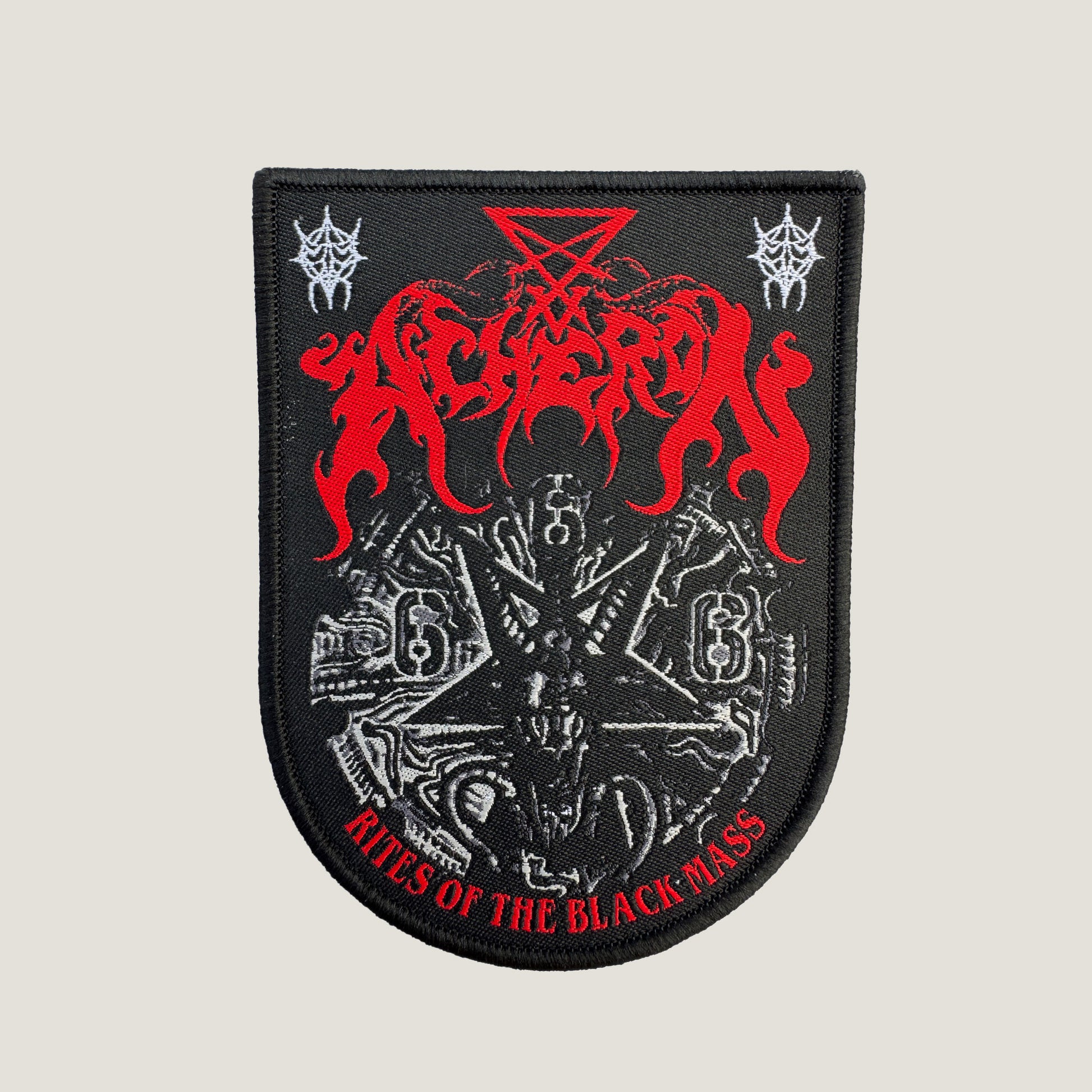 Temporal Dimensions Patches Acheron Rites of the Black Mass Black Border Woven Patch