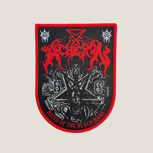 Temporal Dimensions Patches Acheron Rites of the Black Mass Red Border Woven Patch