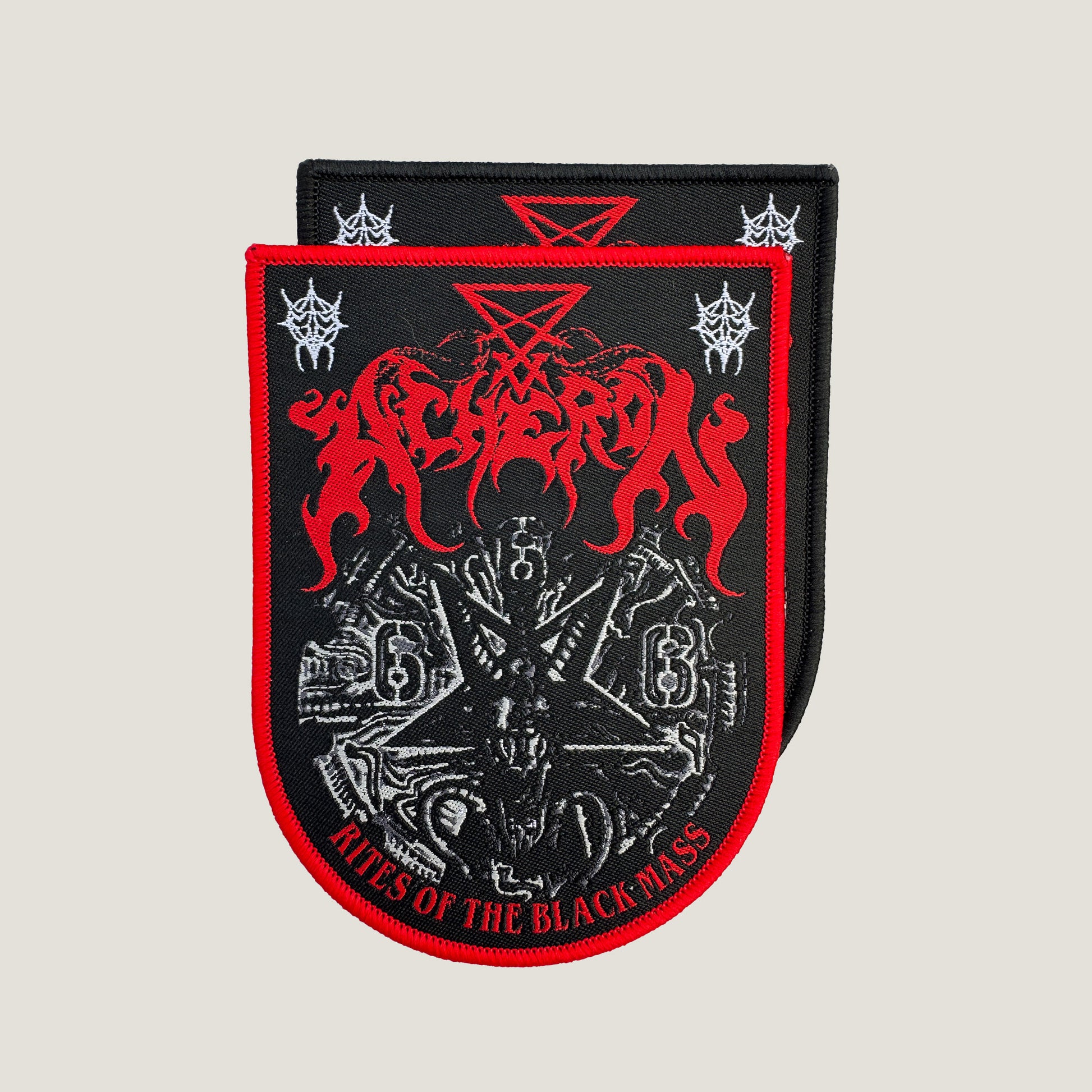 Temporal Dimensions Patches Acheron Rites of the Black Mass Woven Patches
