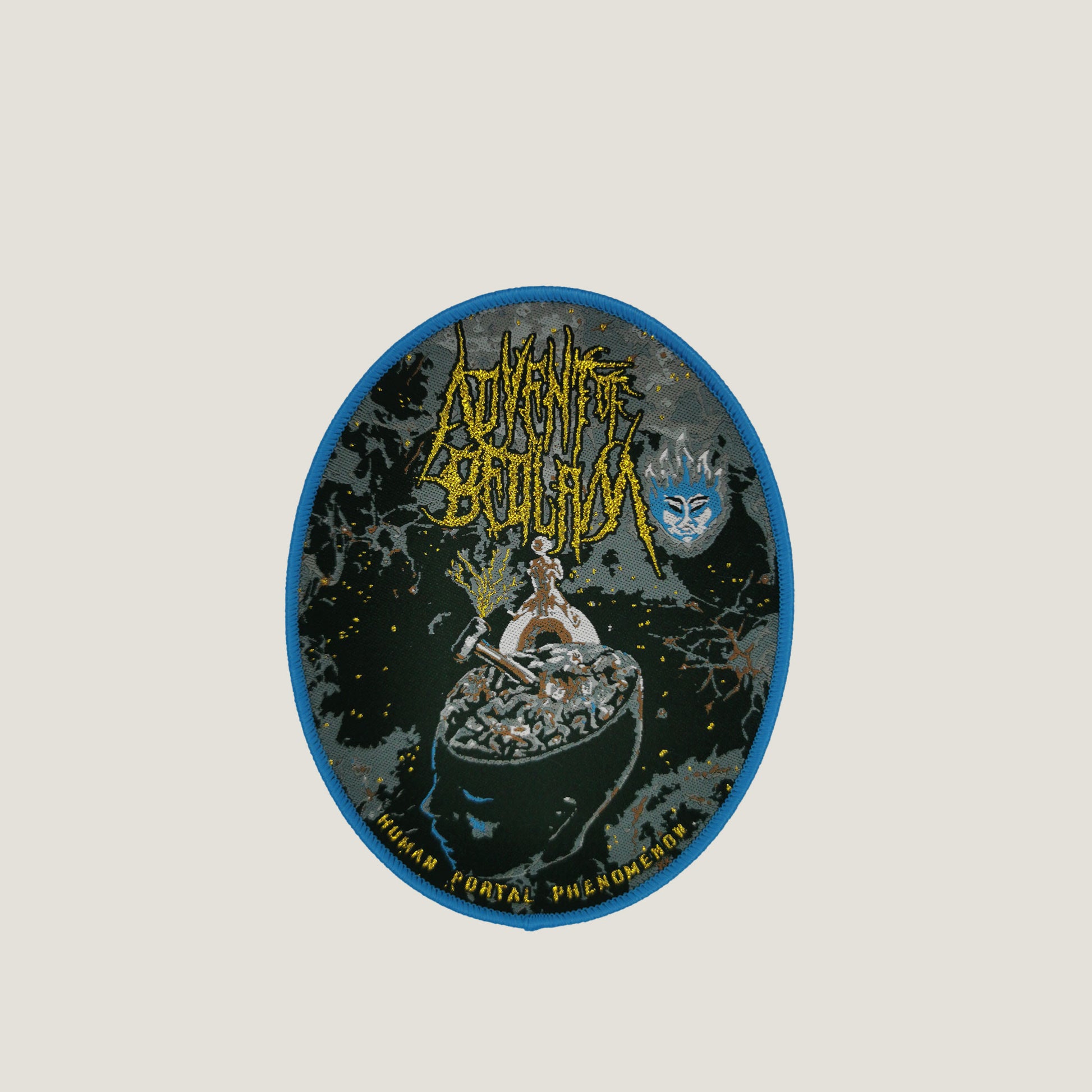 Temporal Dimensions Patches Advent Of Bedlam Human Portal Phenomenon Blue Border Woven Patch