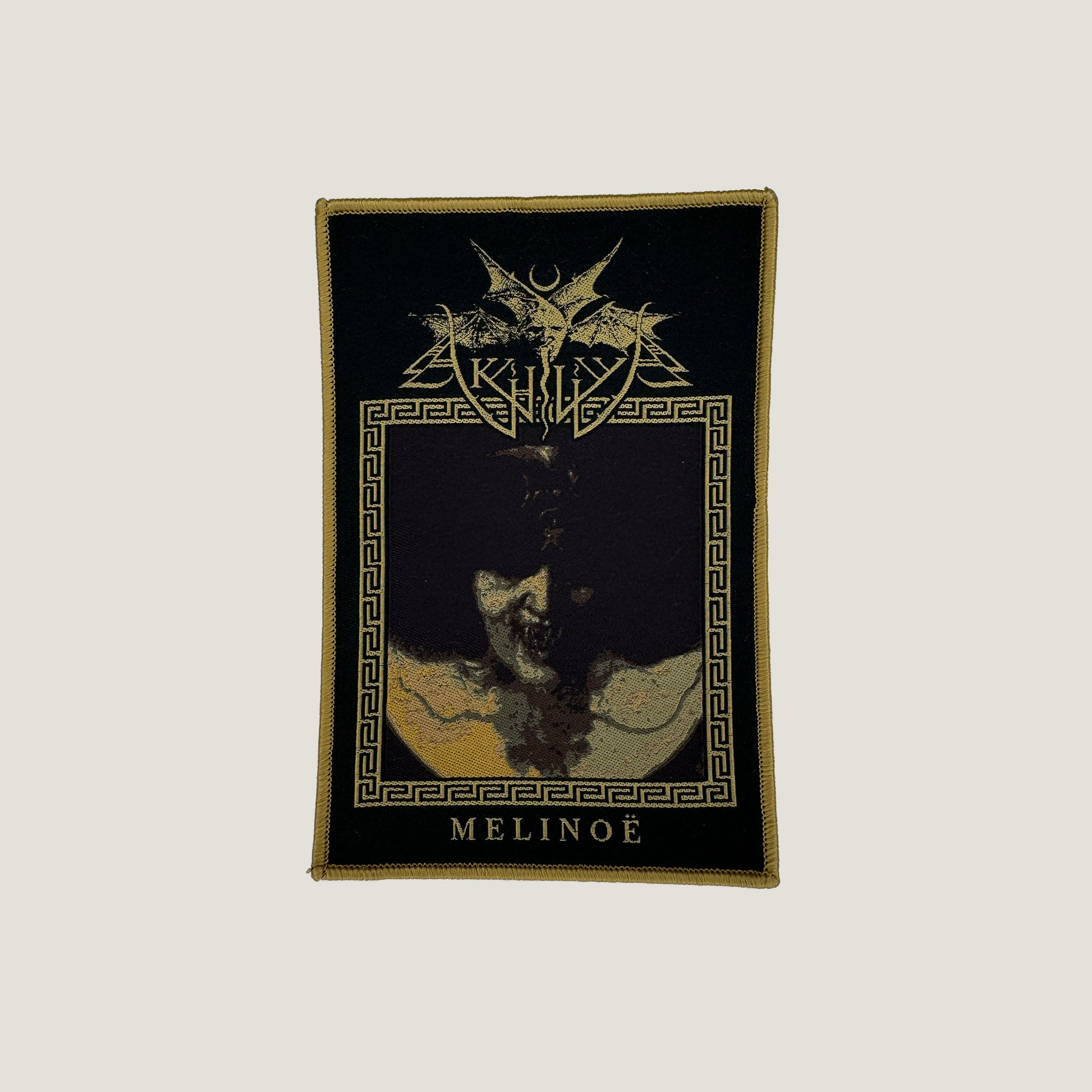 Temporal Dimensions Patches Akhlys Melinoë Yellow Border Woven Patch