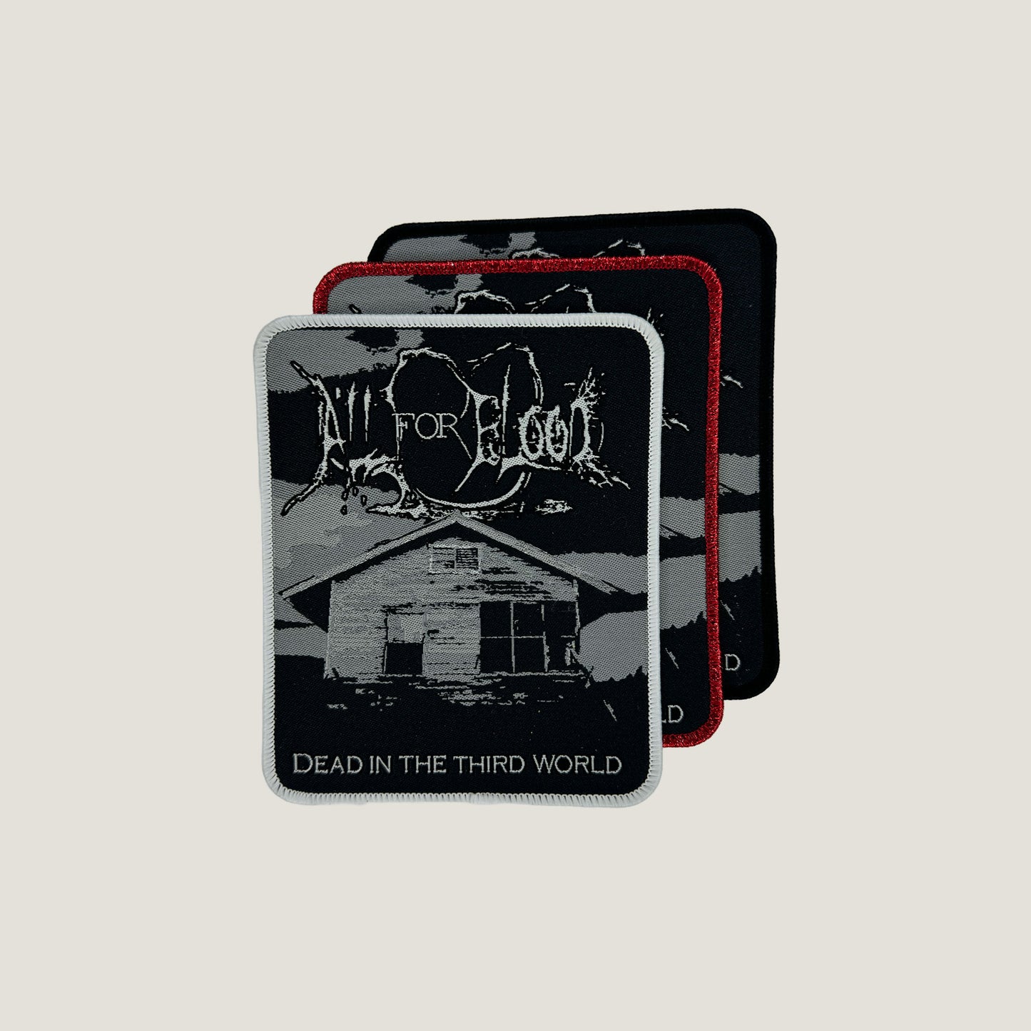Temporal Dimensions Patches All For Blood Dead In The Third World Woven Patches
