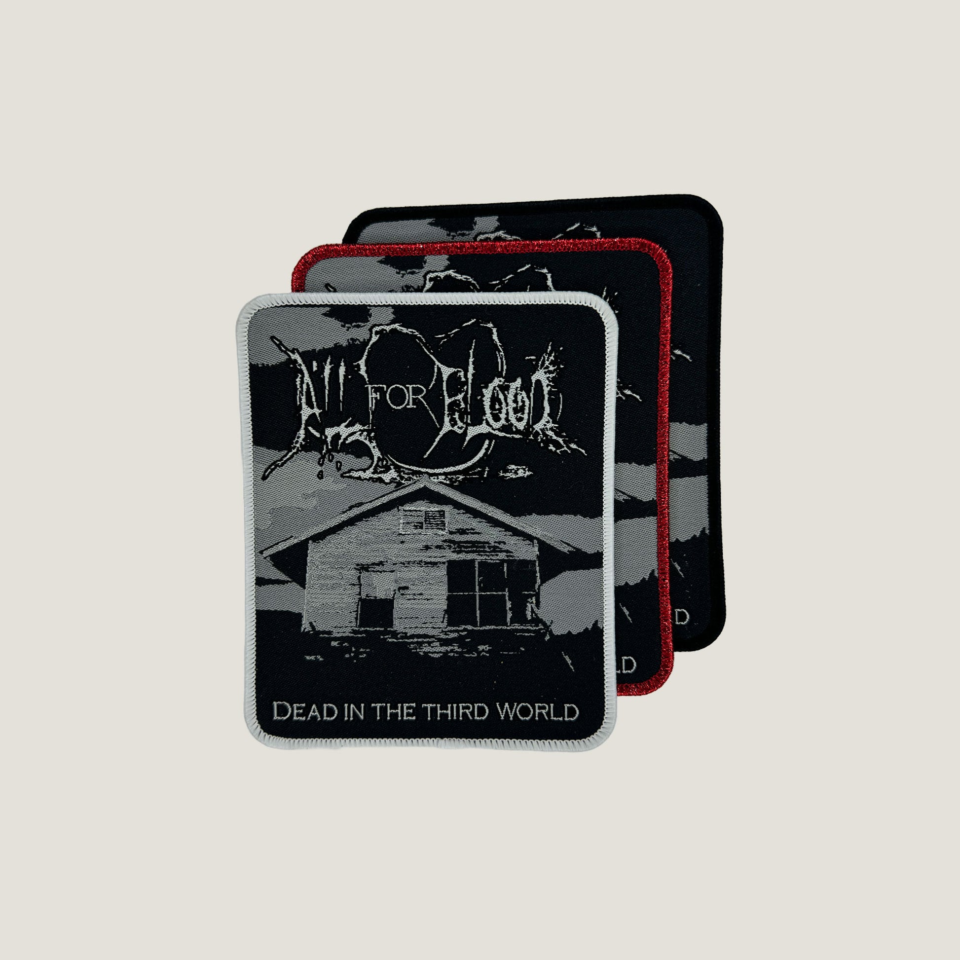 Temporal Dimensions Patches All For Blood Dead In The Third World Woven Patches