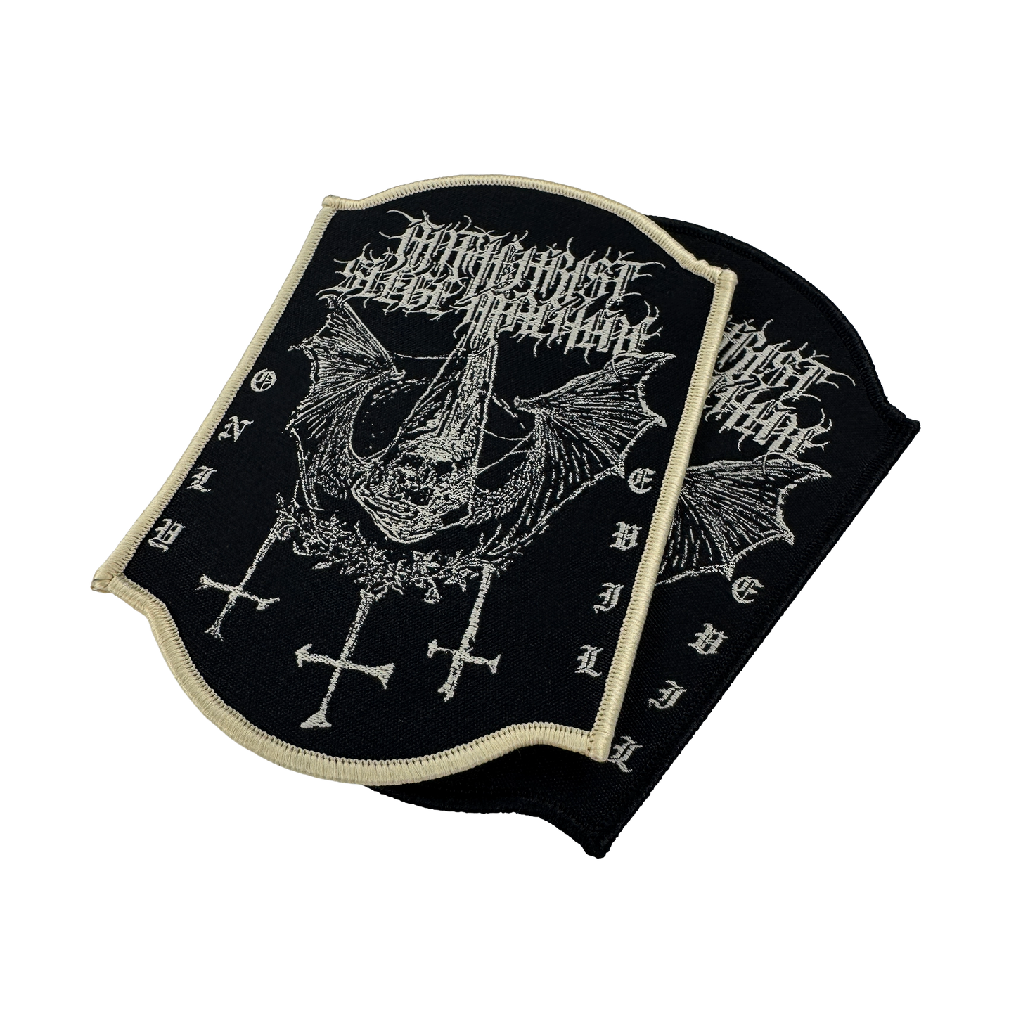 Temporal Dimensions Patches Antichrist Siege Machine Only Evil Metal Woven Patches