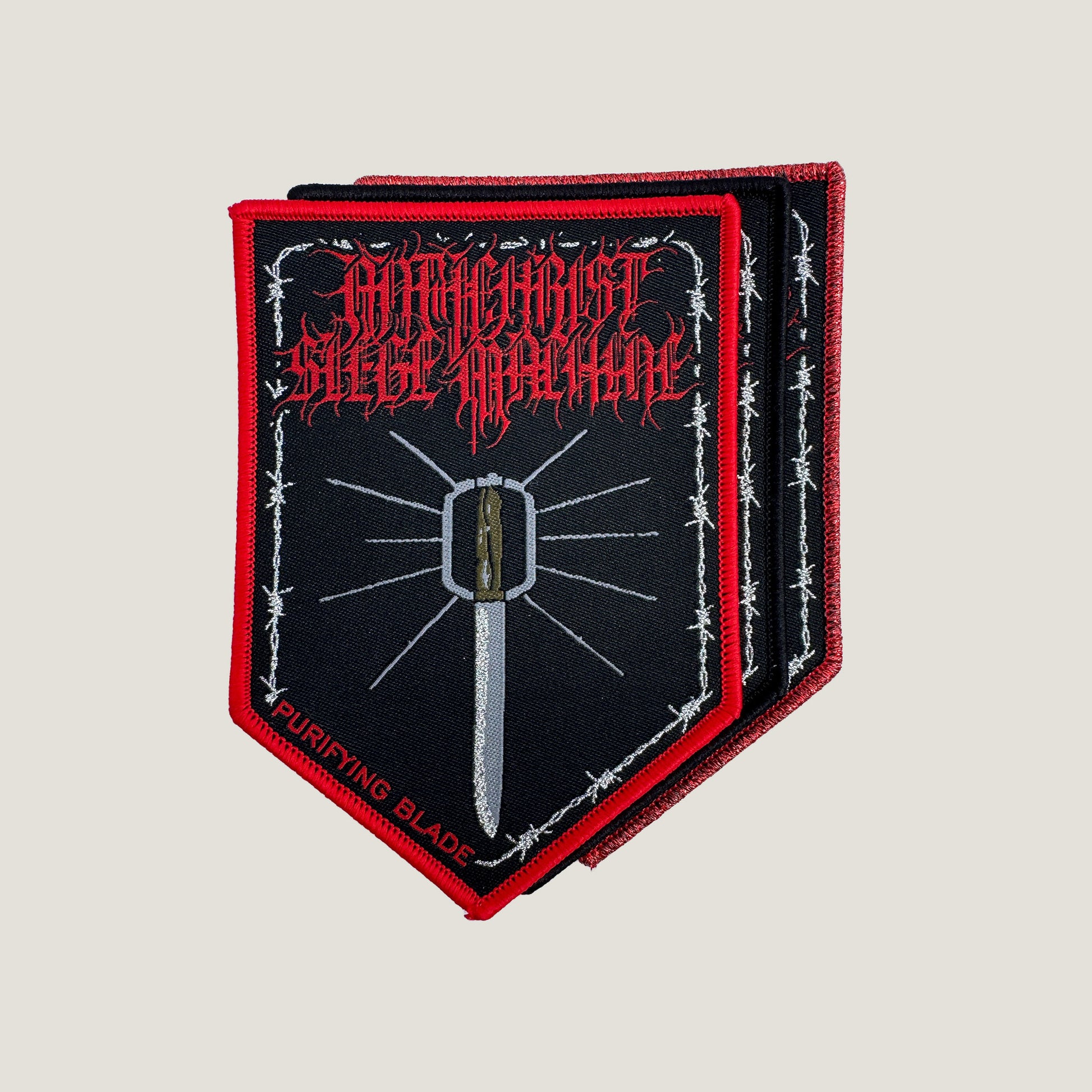 Temporal Dimensions Patches Antichrist Siege Machine Purifying Blade Woven Patches