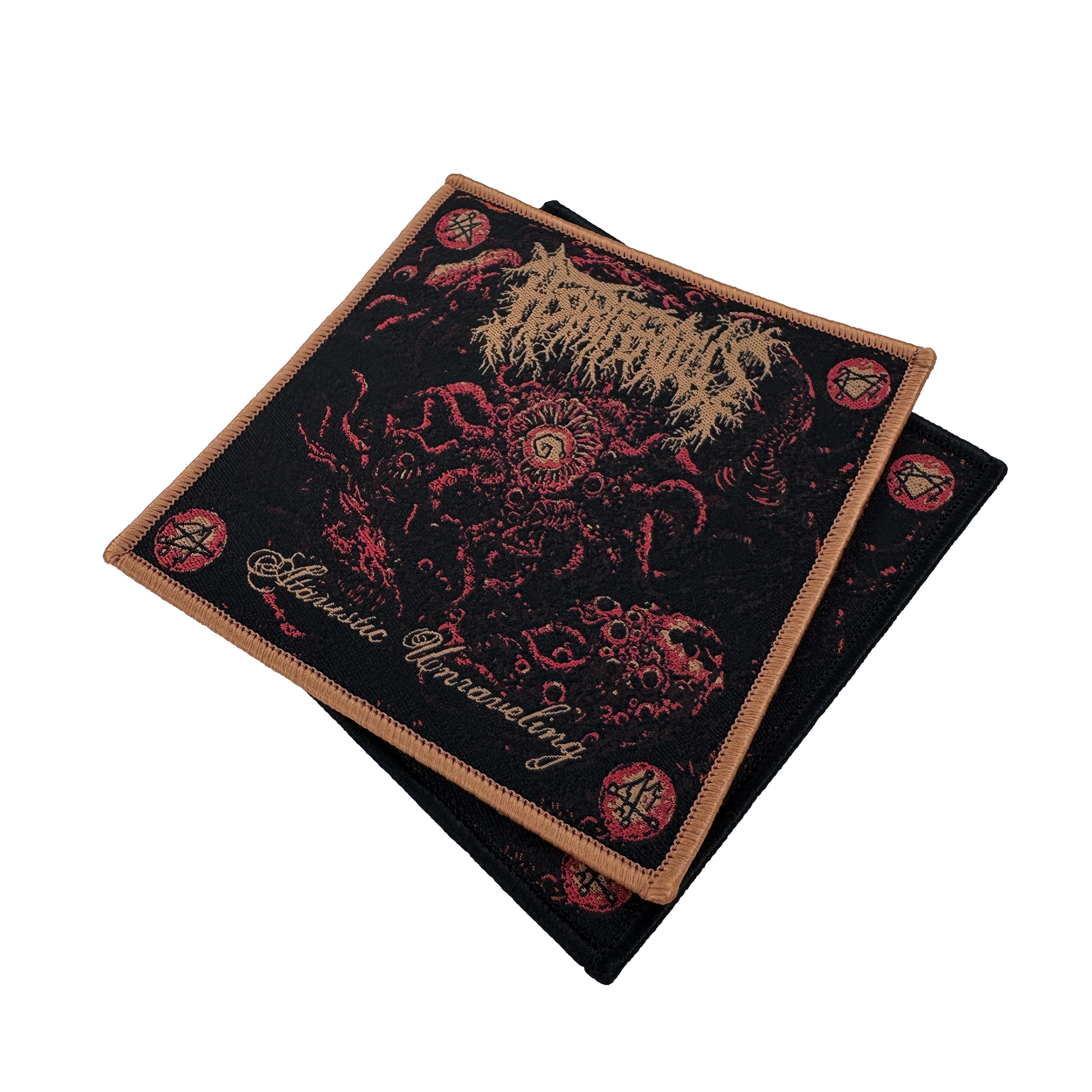 Temporal Dimensions Patches Astriferous Atavistic Unraveling Metal Woven Patches