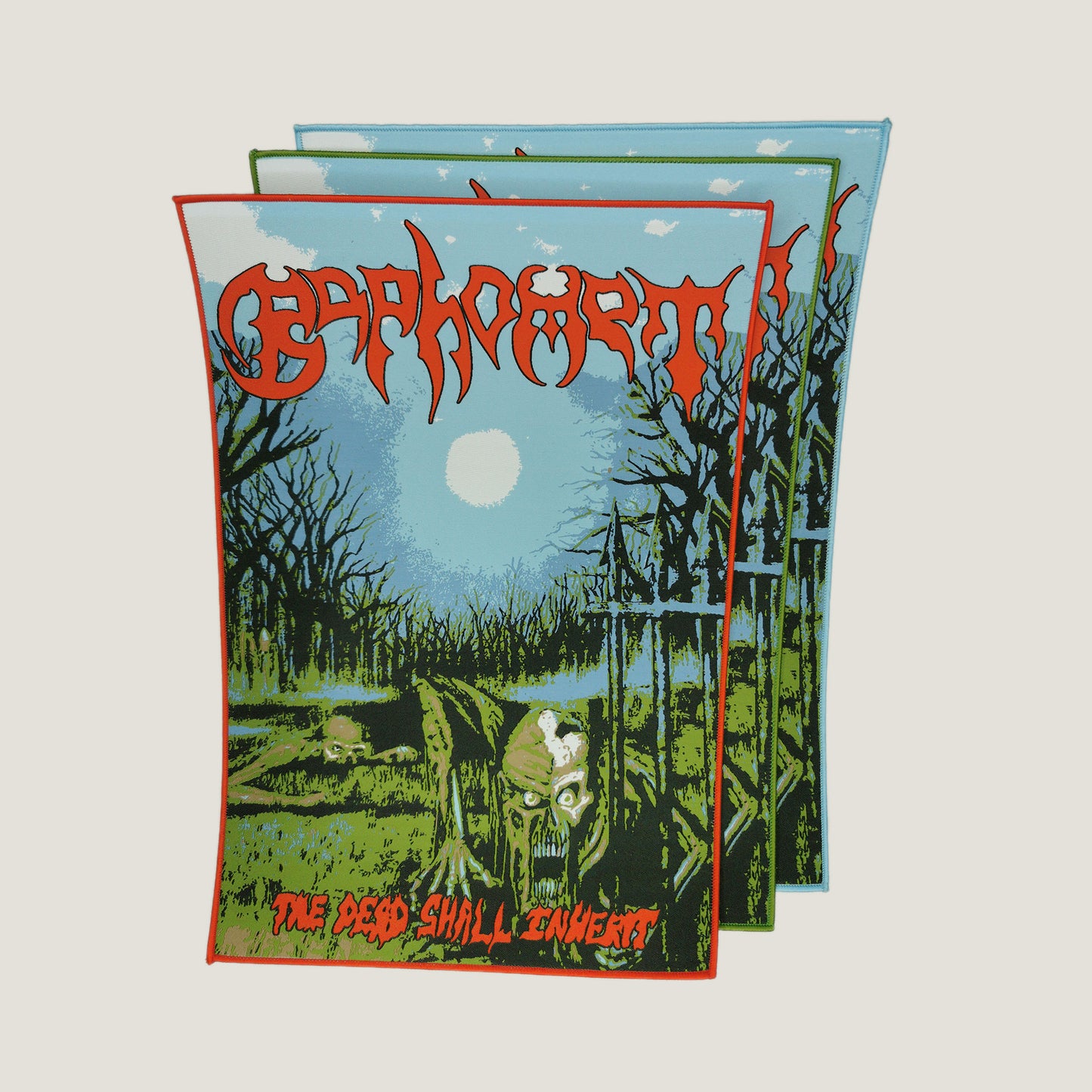 Temporal Dimensions Patches Baphomet The Dead Shall Inherit Woven Backpatches