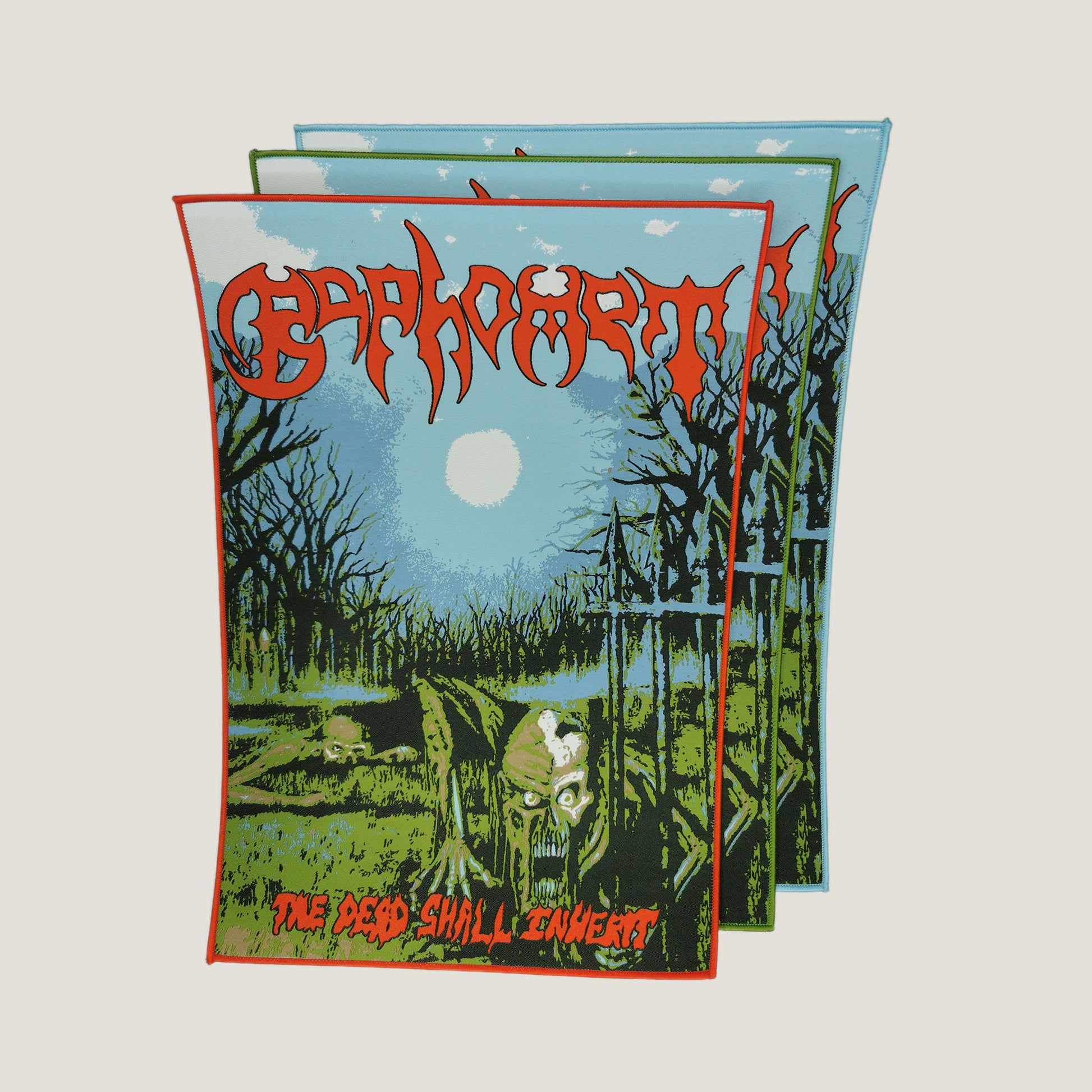 Temporal Dimensions Patches Baphomet The Dead Shall Inherit Woven Backpatches