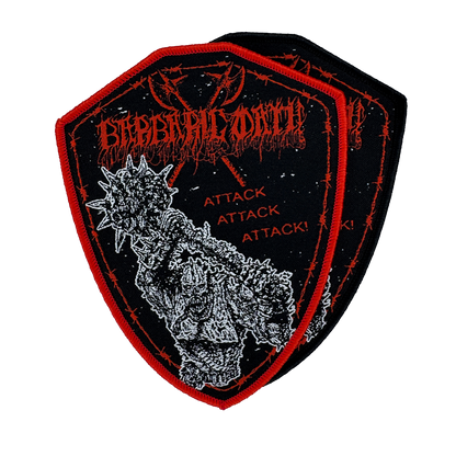 Temporal Dimensions Patches Barbaric Oath Attack Attack Attack Woven Patches