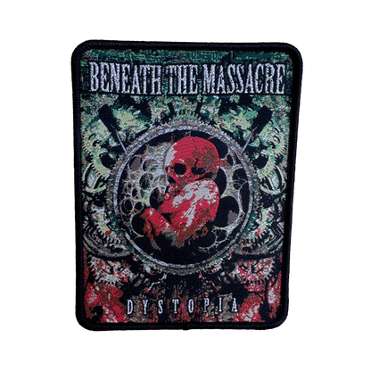 Temporal Dimensions Patches Beneath the Massacre Dystopia Black Border Woven Patch