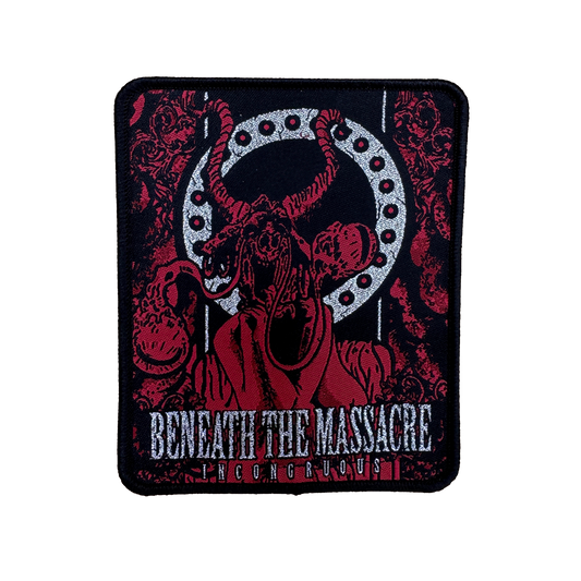 Temporal Dimensions Patches Beneath the Massacre Incongruous Black Border Woven Patch