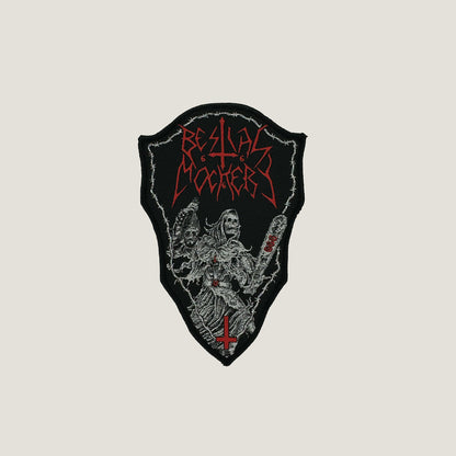 Temporal Dimensions Patches Bestial Mockery Gospel of the Insane Black Border Woven Patch