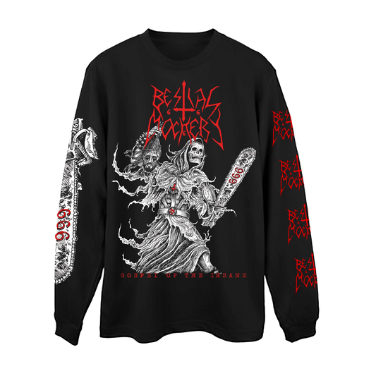 Temporal Dimensions Patches Bestial Mockery Gospel of the Insane Longsleeve tshirt front
