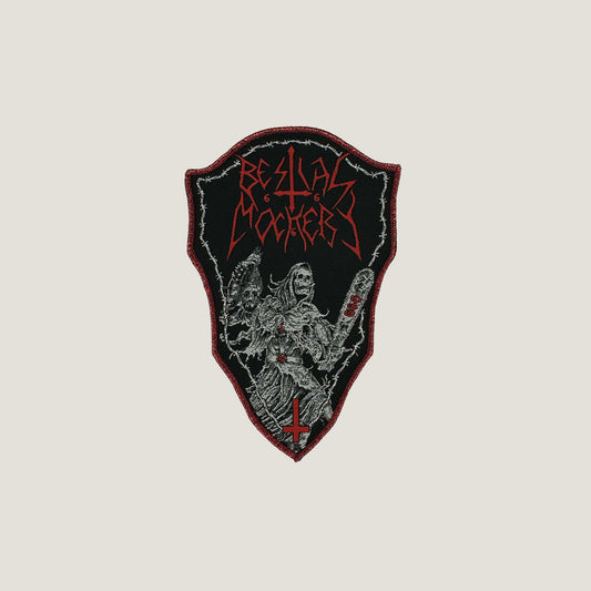 Temporal Dimensions Patches Bestial Mockery Gospel of the Insane Red Glitter Border Woven Patch
