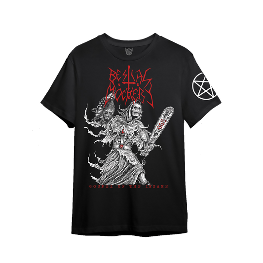Temporal Dimensions Patches Bestial Mockery Gospel of the Insane Shortsleeve Front