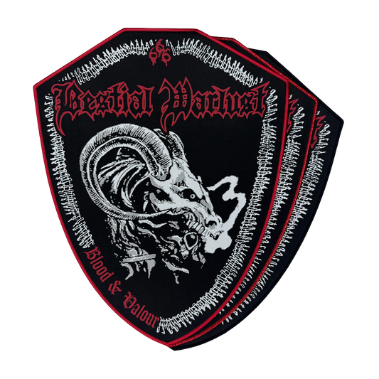Temporal Dimensions Patches Bestial Warlust Blood and Valour Woven Backpatches