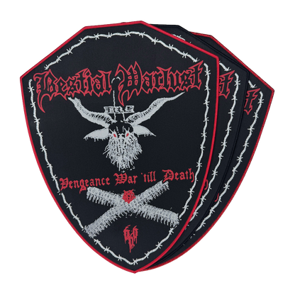 Temporal Dimensions Patches Bestial Warlust Vengeance War till Death Woven Backpatches