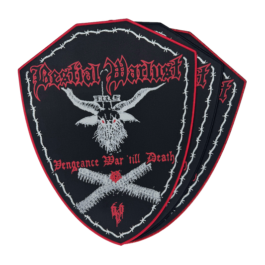 Temporal Dimensions Patches Bestial Warlust Vengeance War till Death Woven Backpatches