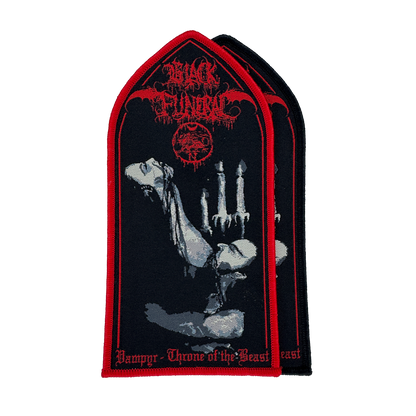 Temporal Dimensions Patches Black Funeral Vampyr Throne of the Beast Woven Patches