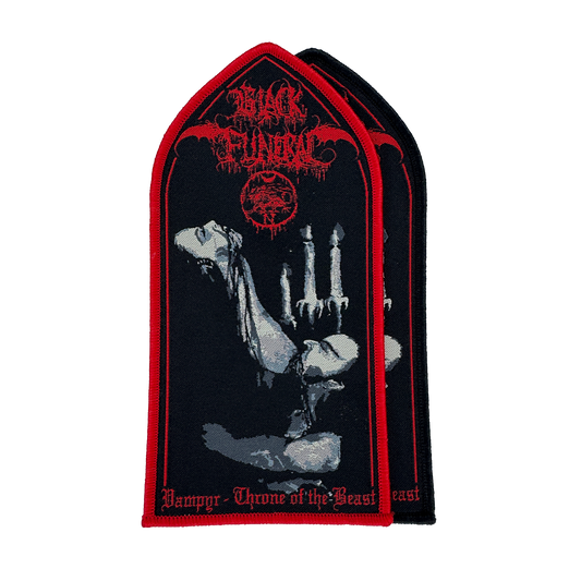 Temporal Dimensions Patches Black Funeral Vampyr Throne of the Beast Woven Patches