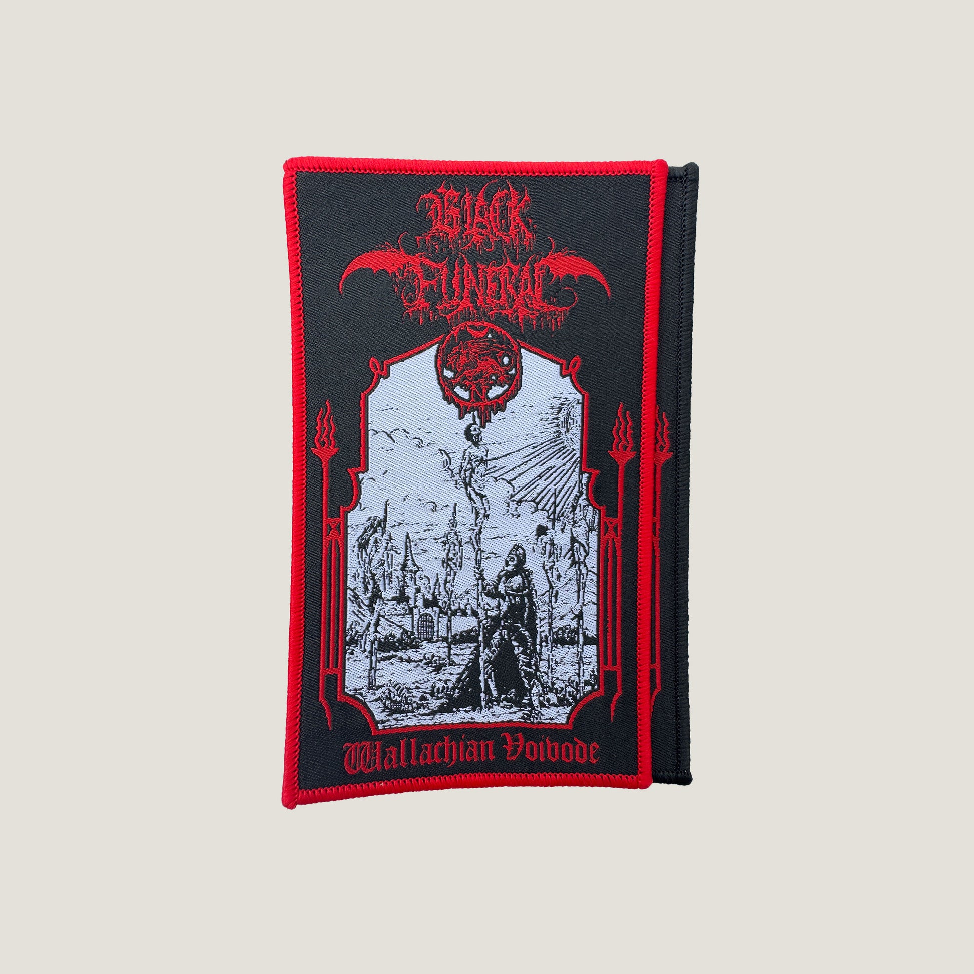 Temporal Dimensions Patches Black Funeral Wallachian Voivode Woven Patches