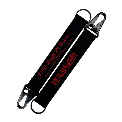 Temporal Dimensions Patches Blasphemy Fallen Angel of Doom Keychain