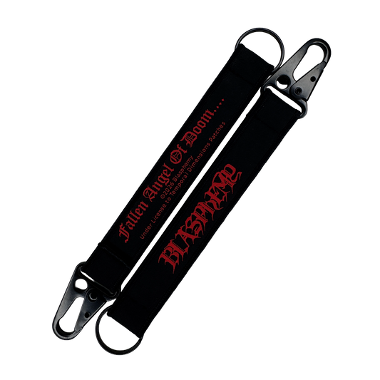 Temporal Dimensions Patches Blasphemy Fallen Angel of Doom Keychain