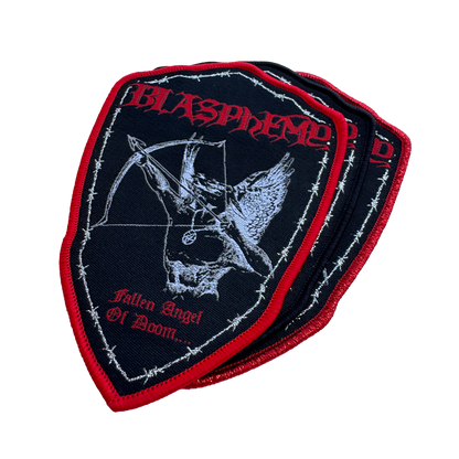 Temporal Dimensions Patches Blasphemy Fallen Angel of Doom Metal Woven Patches