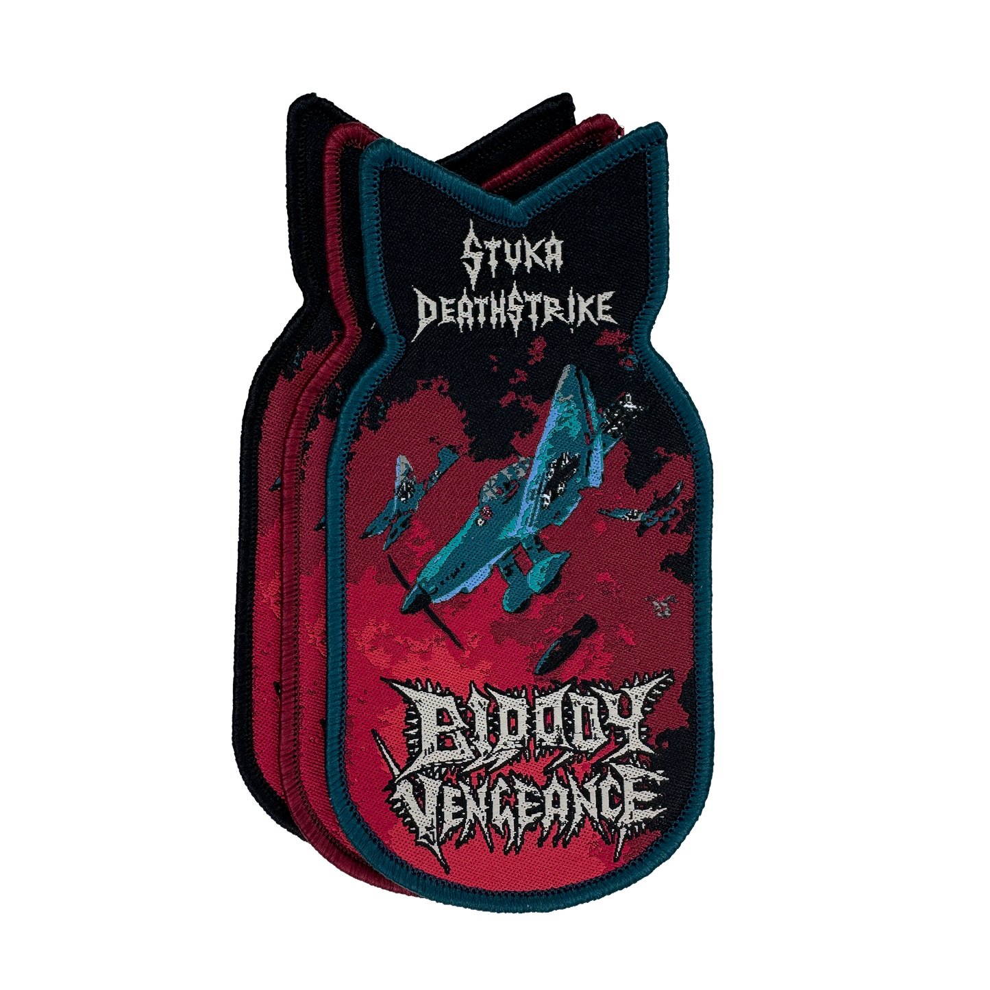 Temporal Dimensions Patches Bloody Vengeance Stuka Deathstrike Woven Patches