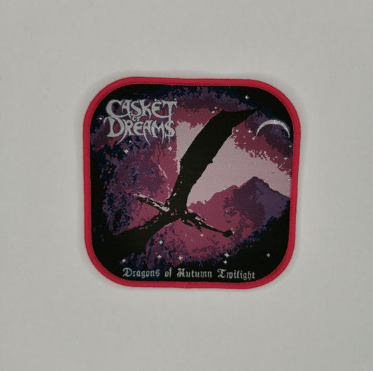 Temporal Dimensions Patches Casket of Dreams Dragons of Autumn Twilight Pink Border Woven Patch