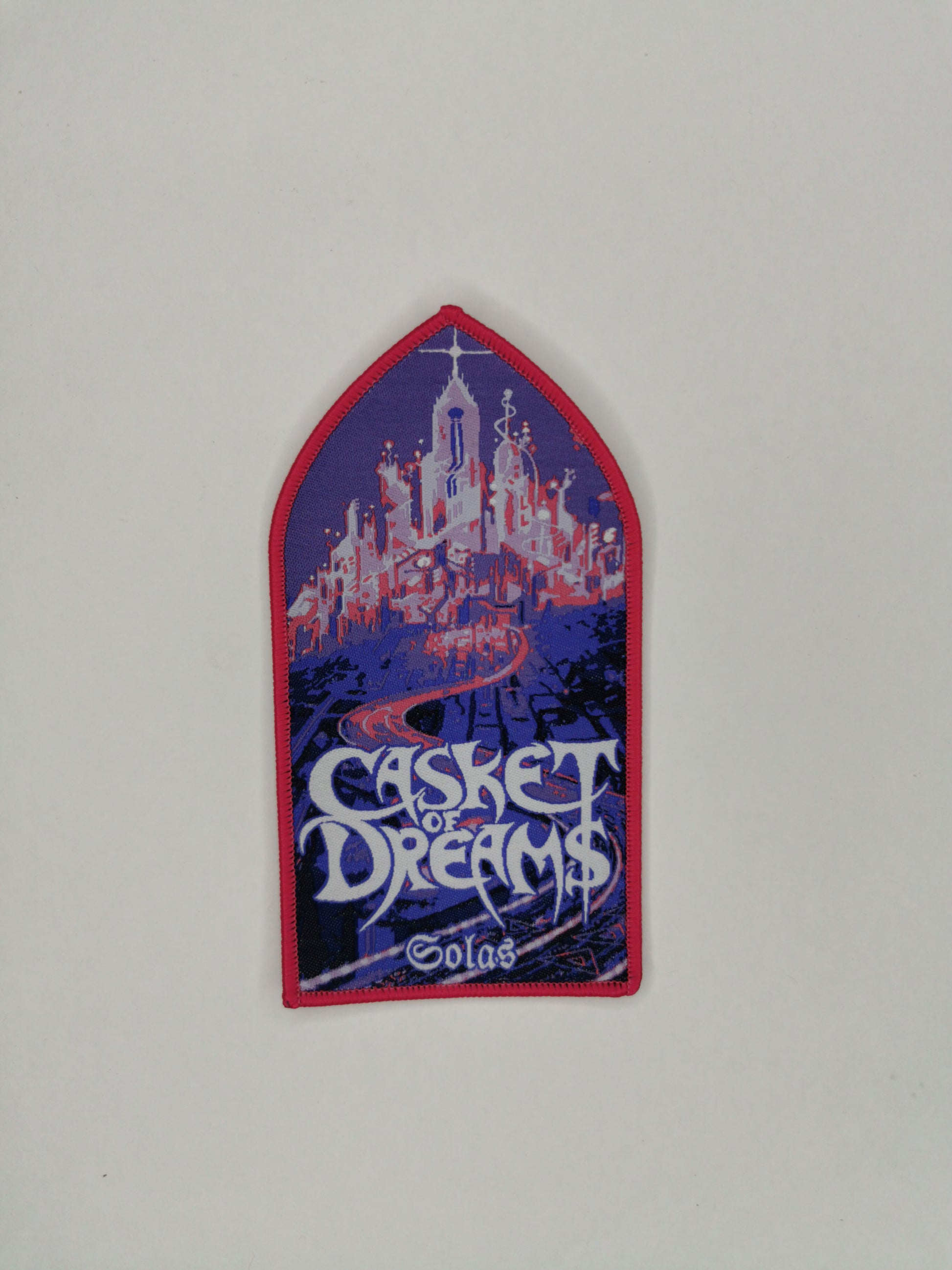 Temporal Dimensions Patches Casket of Dreams Solas Pink Border Woven Patch