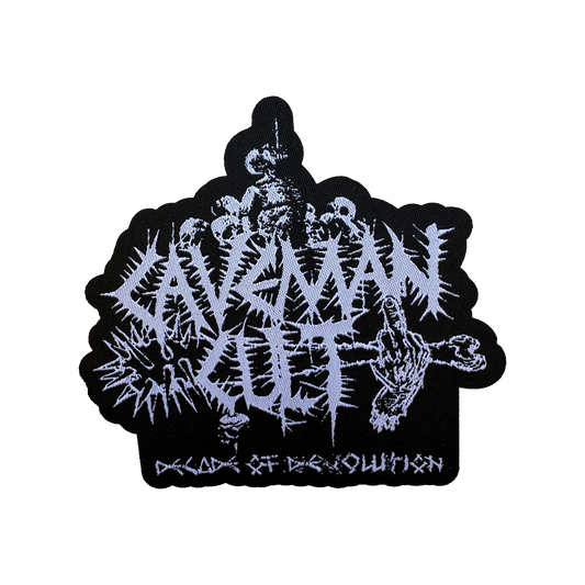 Temporal Dimensions Patches Caveman Cult Decade of Devolution Laser Cut Woven Patch