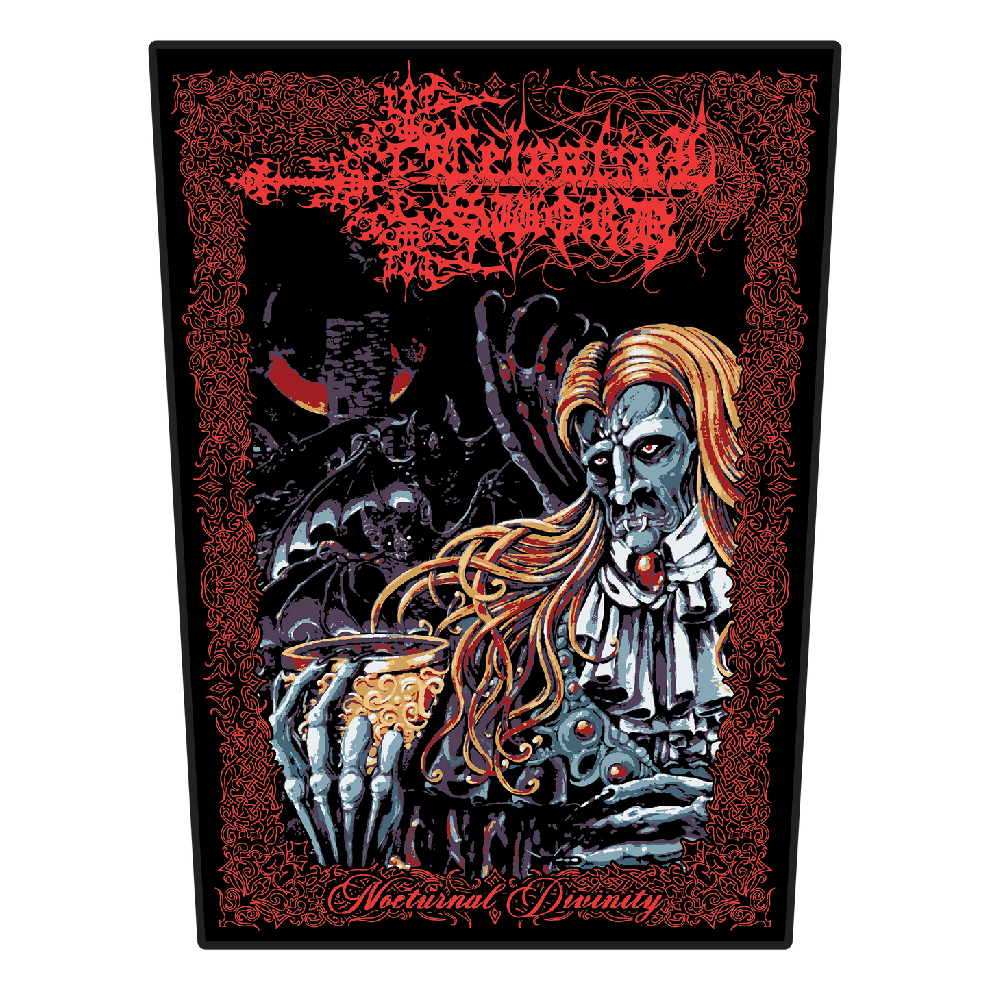 Temporal Dimensions Patches Celestial Sword Nocturnal Divinity Black Border Woven Backpatch