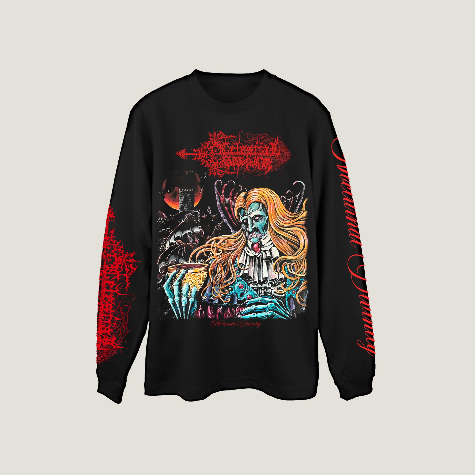 Temporal Dimensions Patches Celestial Sword Nocturnal Divinity Longsleeve Front