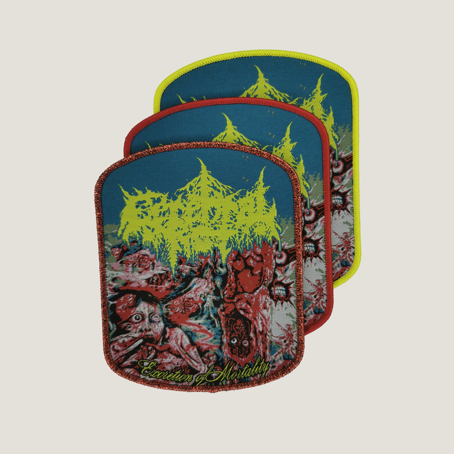 Temporal Dimensions Patches Cerebral Rot Excretion of Mortality Woven Patches