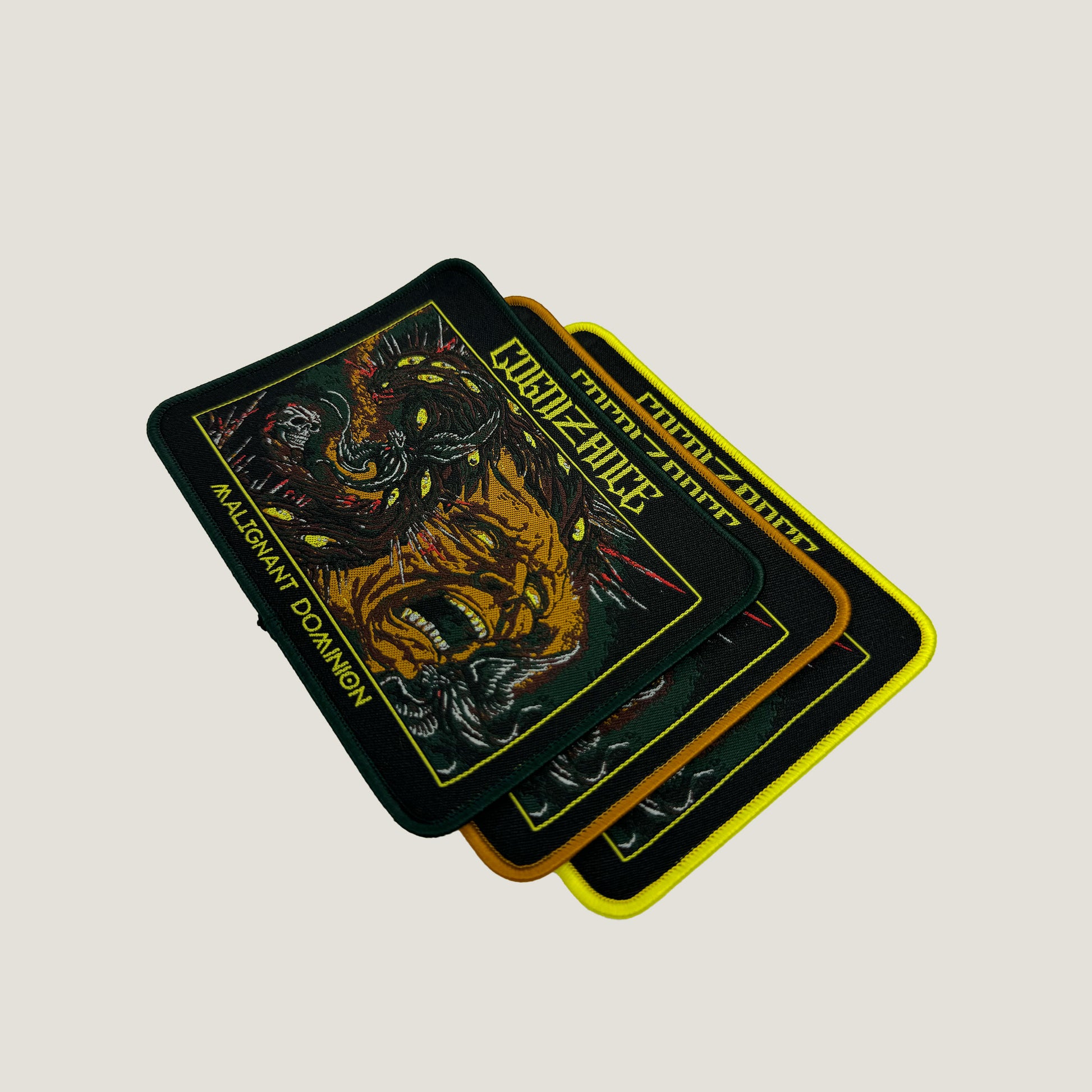 Temporal Dimensions Patches Cognizance Malignant Dominion Metal Woven Patches