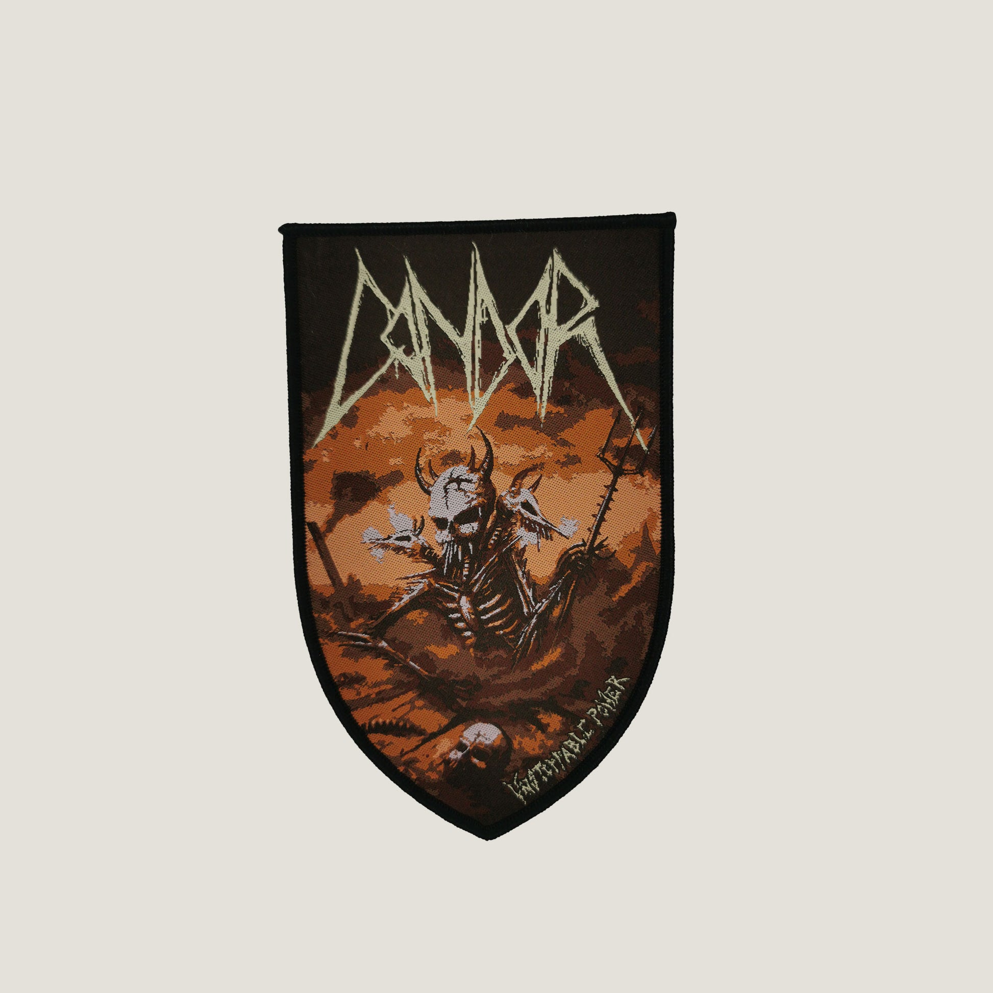 Temporal Dimensions Patches Condor Unstoppable Power Brown Border Woven Patch