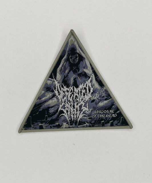 Temporal Dimensions Patches Defeated Sanity Disposal of the Dead Gray Border Woven Patch
