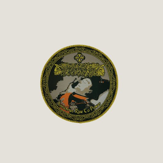 Temporal Dimensions Patches Departure Chandelier Antichrist Rise to Power Golden Glitter Border Woven Patch