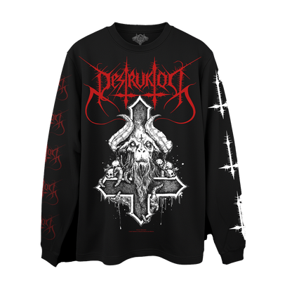 Temporal Dimensions Patches Destruktor Nailed Black Longsleeve Front