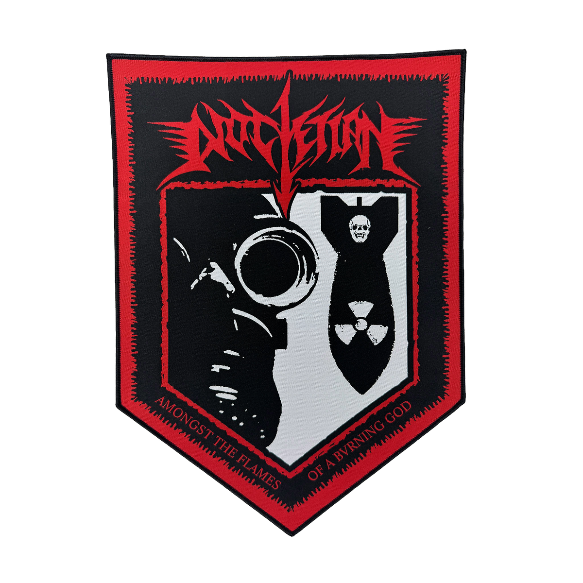 Temporal Dimensions Patches Diocletian Amongst the Flames of a Bvrning God Black Border Woven Backpatch