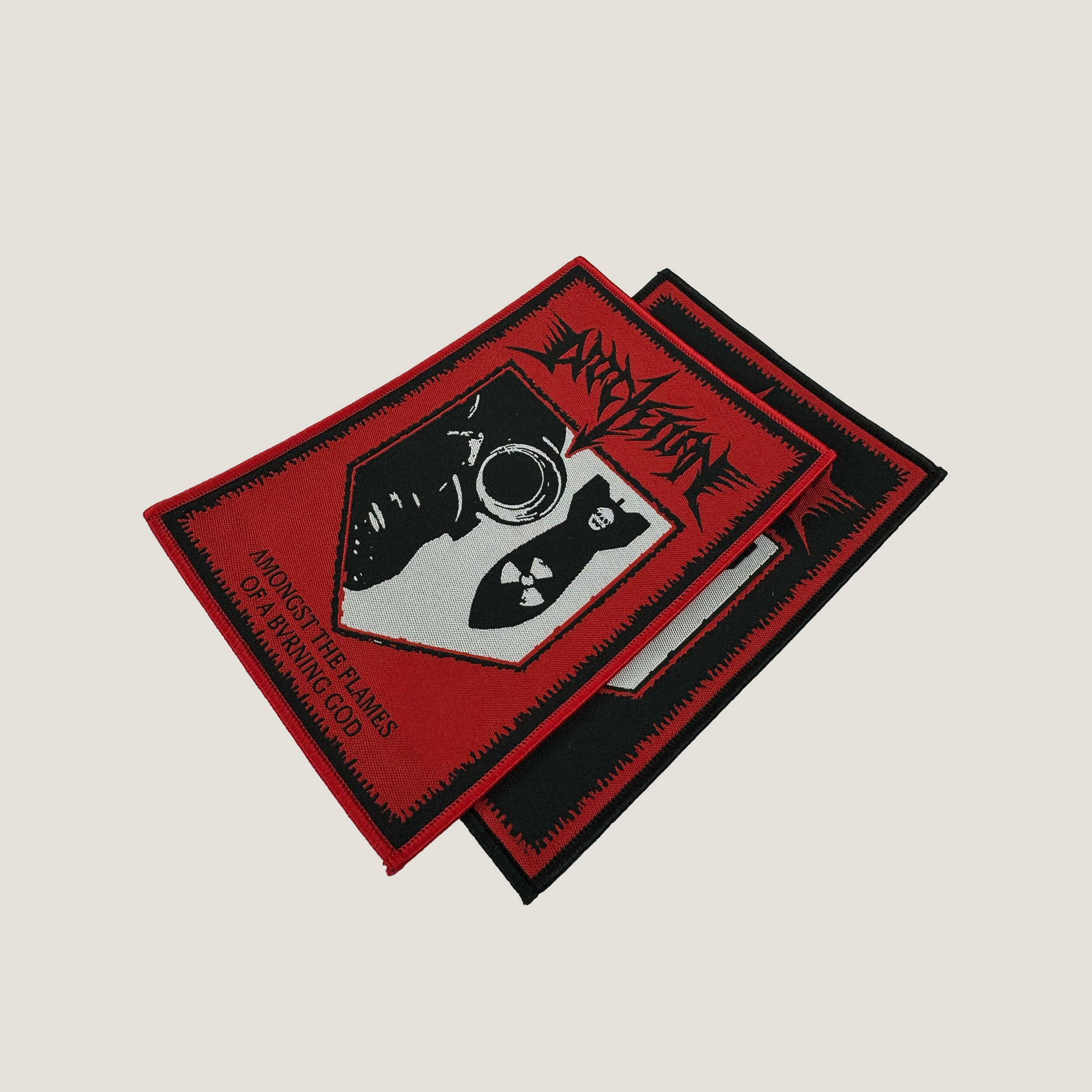Temporal Dimensions Patches Diocletian Amongst the Flames of a Bvrning God Metal Woven Patches