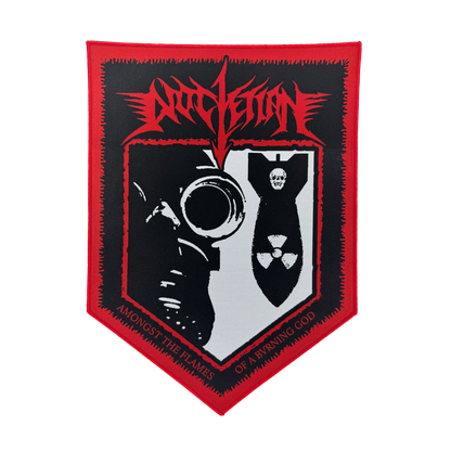 Temporal Dimensions Patches Diocletian Amongst the Flames of a Bvrning God Red Border Woven Backpatch