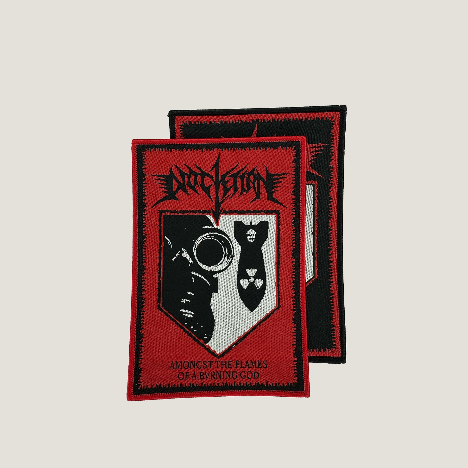 Temporal Dimensions Patches Diocletian Amongst the Flames of a Bvrning God Woven Patches