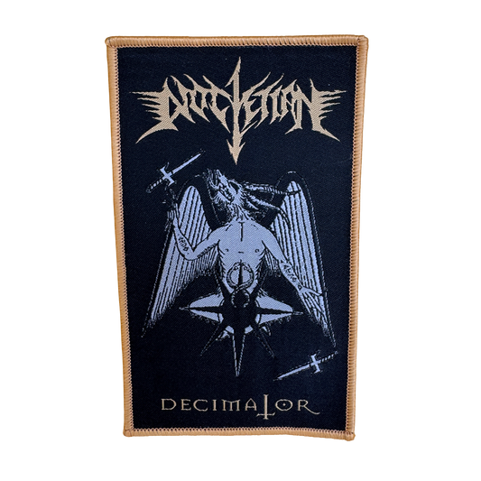 Temporal Dimensions Patches Diocletian Decimator Yellow Border Woven Patch