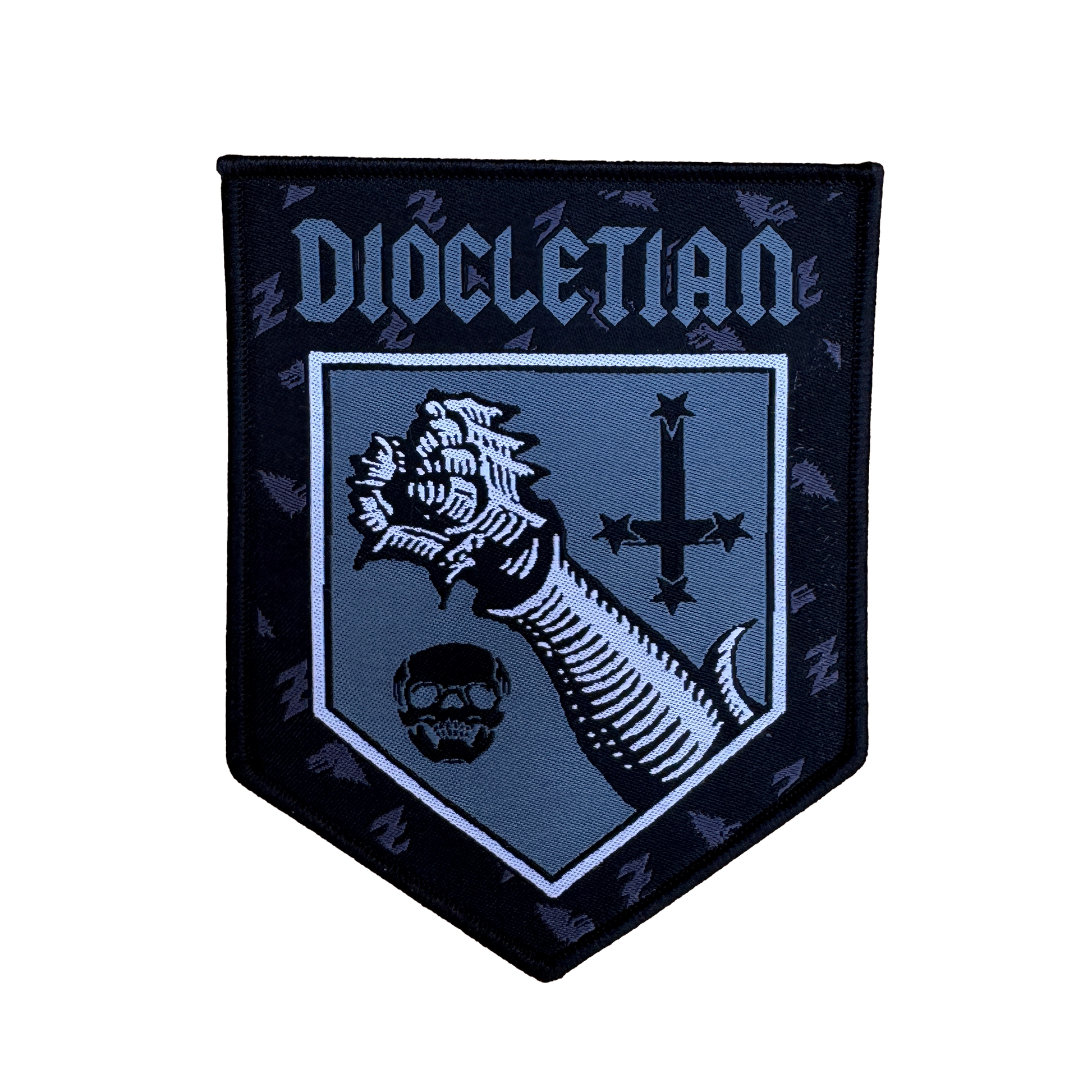 Temporal Dimensions Patches Diocletian Doom Cult Black Border Woven Patch